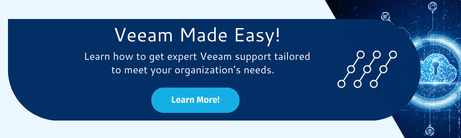Learn about Veeam managed services link.