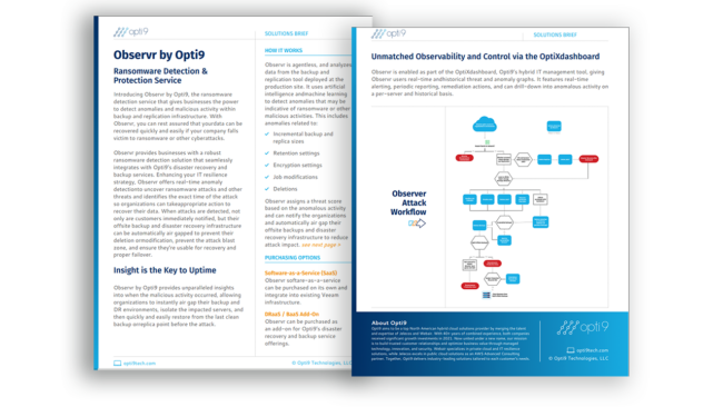 Observr Ransomware Protection
