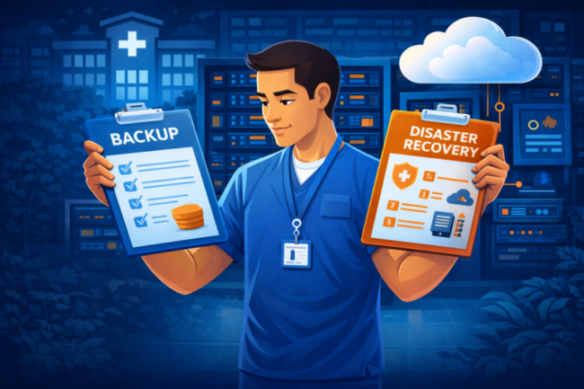 backup vs disaster recovery healthcare